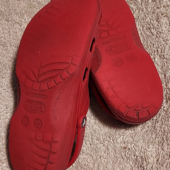 2 pair men's used Crocs size 10 - Picture 2 of 9